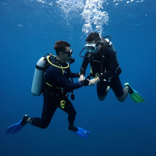 Rescue diving course